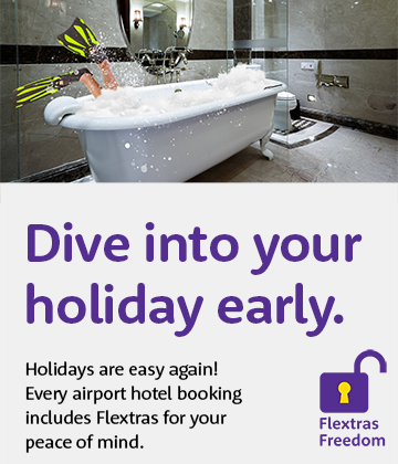 airport hotels dive into your holiday early with an overnight stay with flextras included